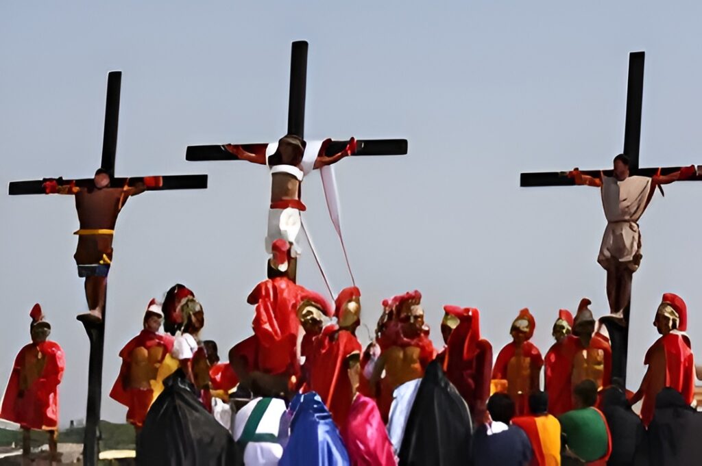 Religious rituals of Self-Crucifixion in San Pedro Cutud