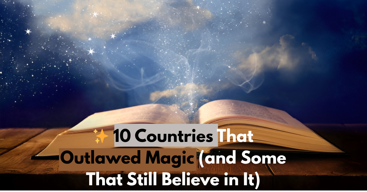 ✨ 10 Countries That Outlawed Magic (and Some That Still Believe in It)