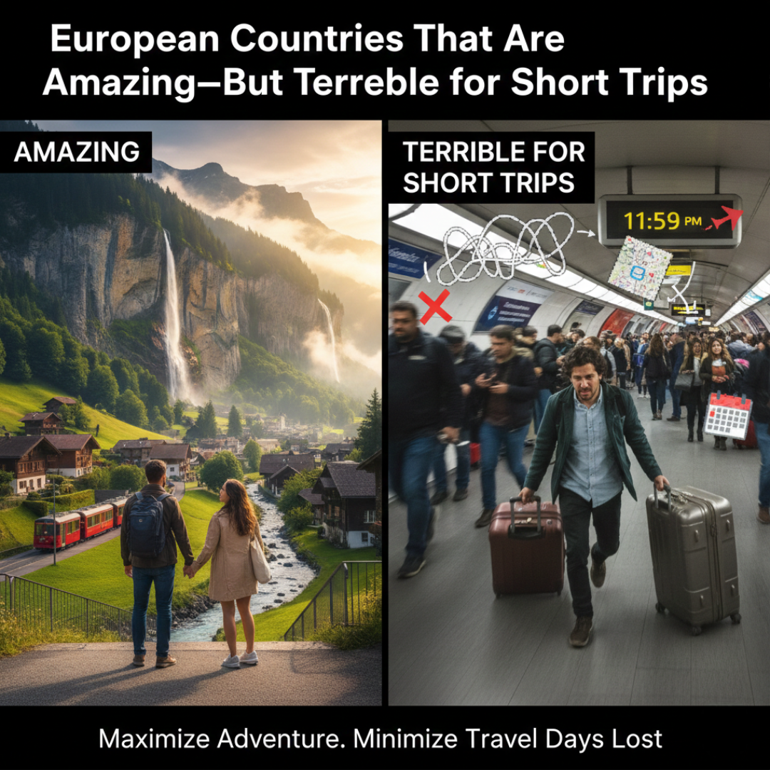 European Countries That Are Amazing—But Terrible for Short Trips