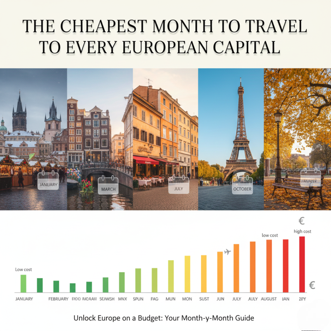 The Cheapest Month to Travel to Every European Capital