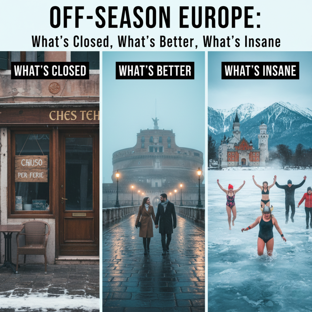 Off-Season Europe: What’s Closed, What’s Better, What’s Insane