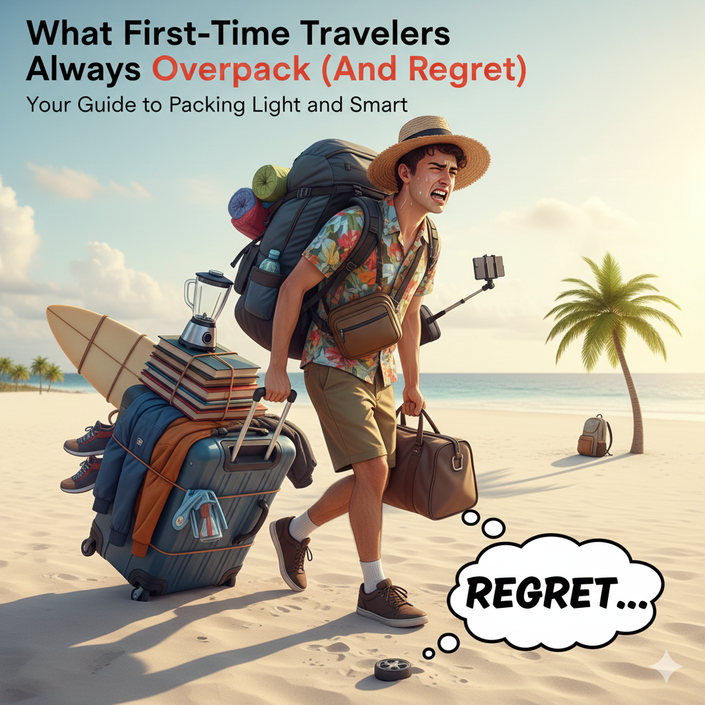What First-Time Travelers Always Overpack (And Regret)