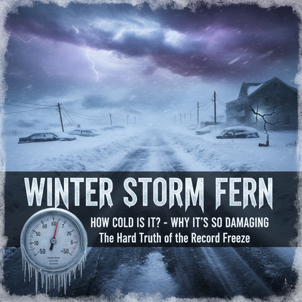 How Cold Is Winter Storm Fern — and Why It’s So Damaging