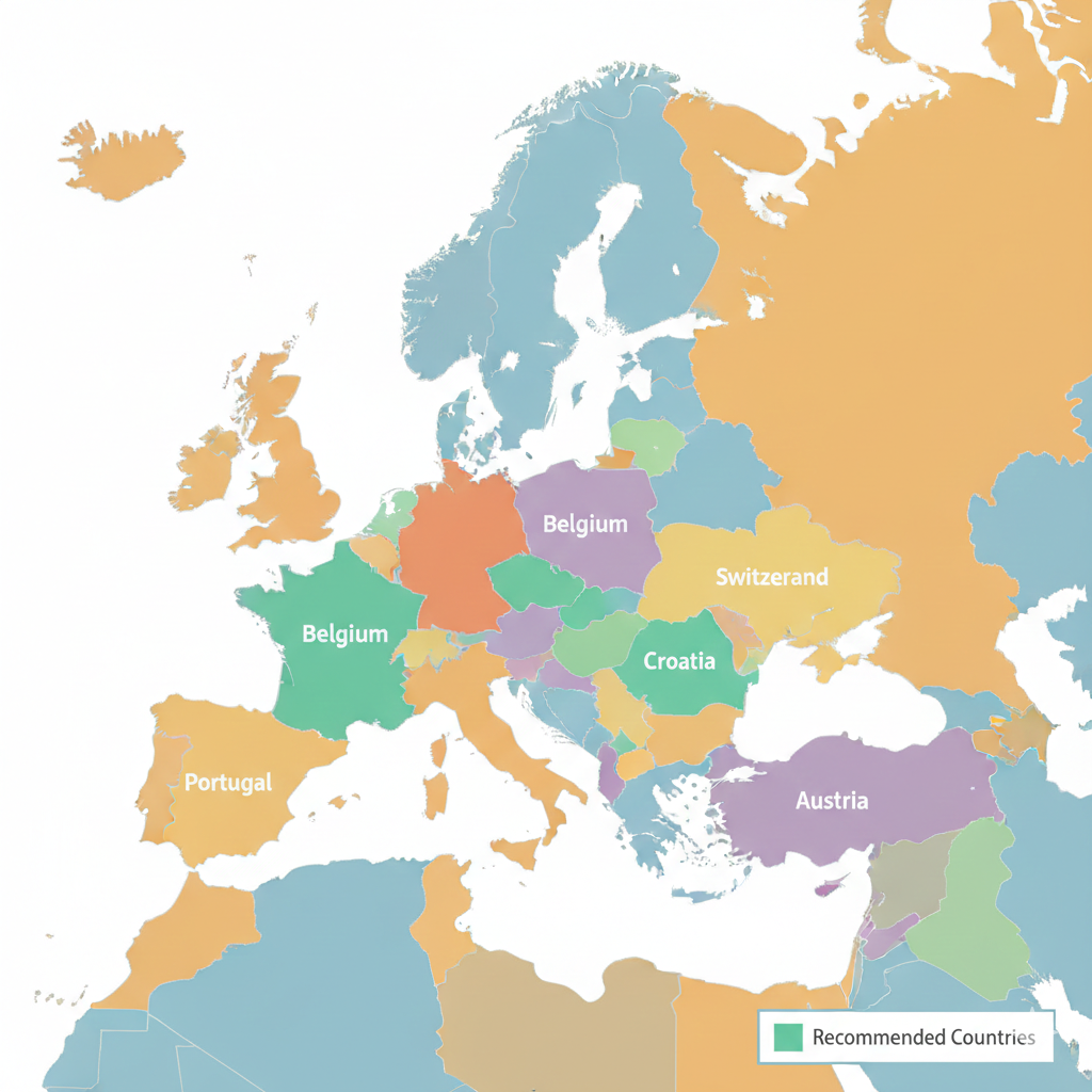 Country Recommendations for the One-Week Travel Strategy