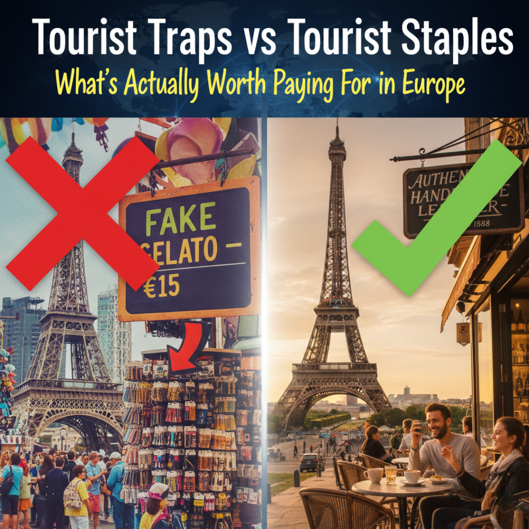 Tourist Traps vs Tourist Staples: What’s Actually Worth Paying For in Europe