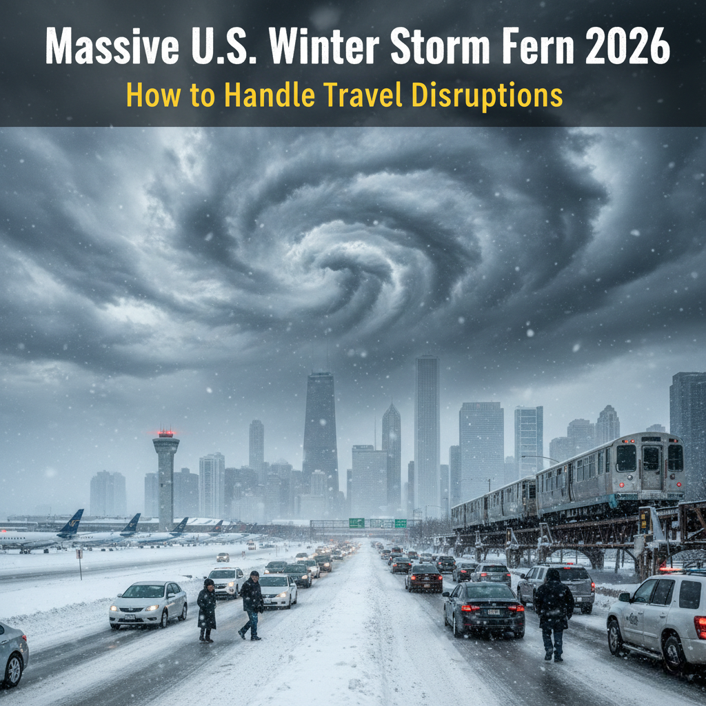 Massive U.S. Winter Storm Fern 2026: How to Handle Travel Disruptions
