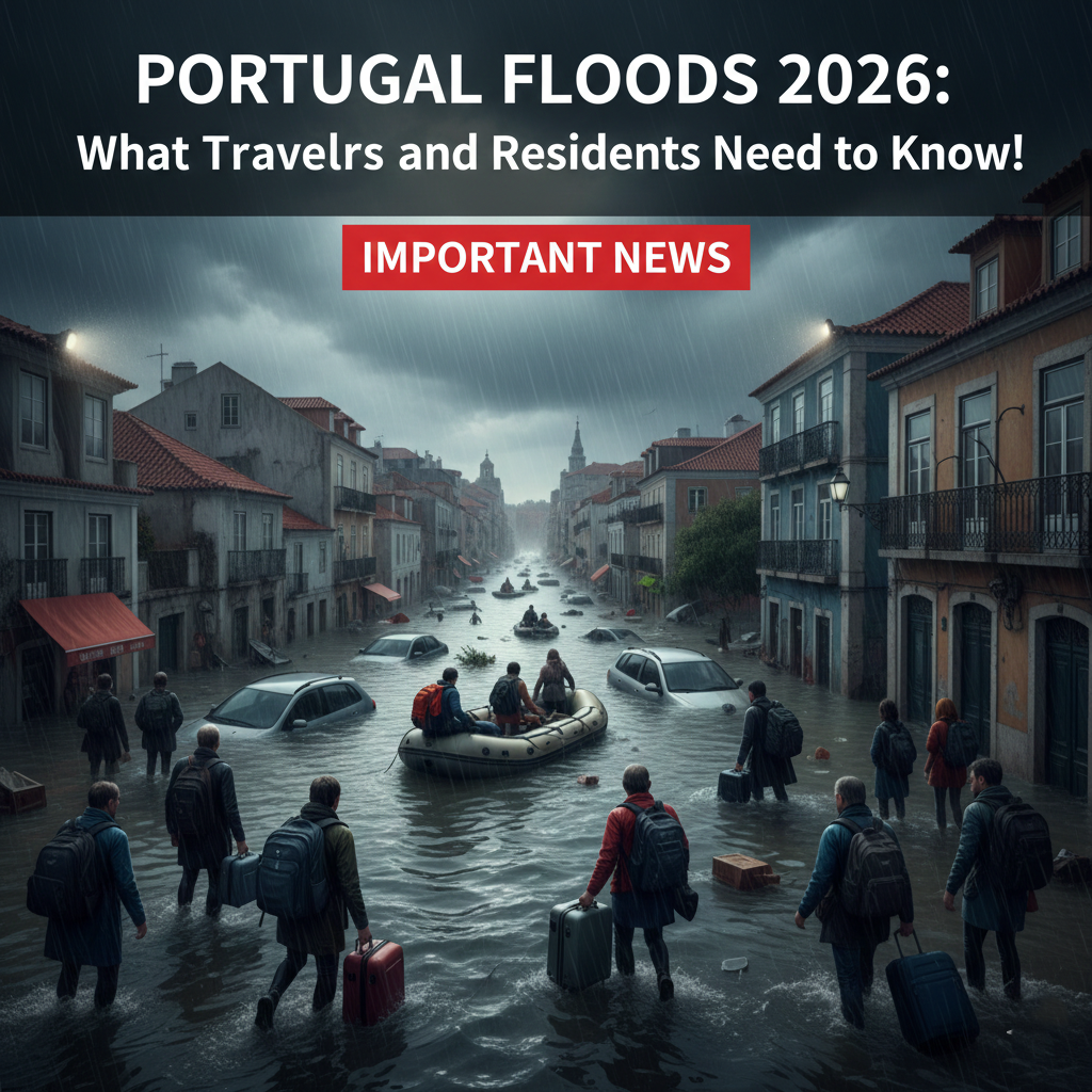 Portugal Floods 2026: What Travelers and Residents Need to Know! Important News