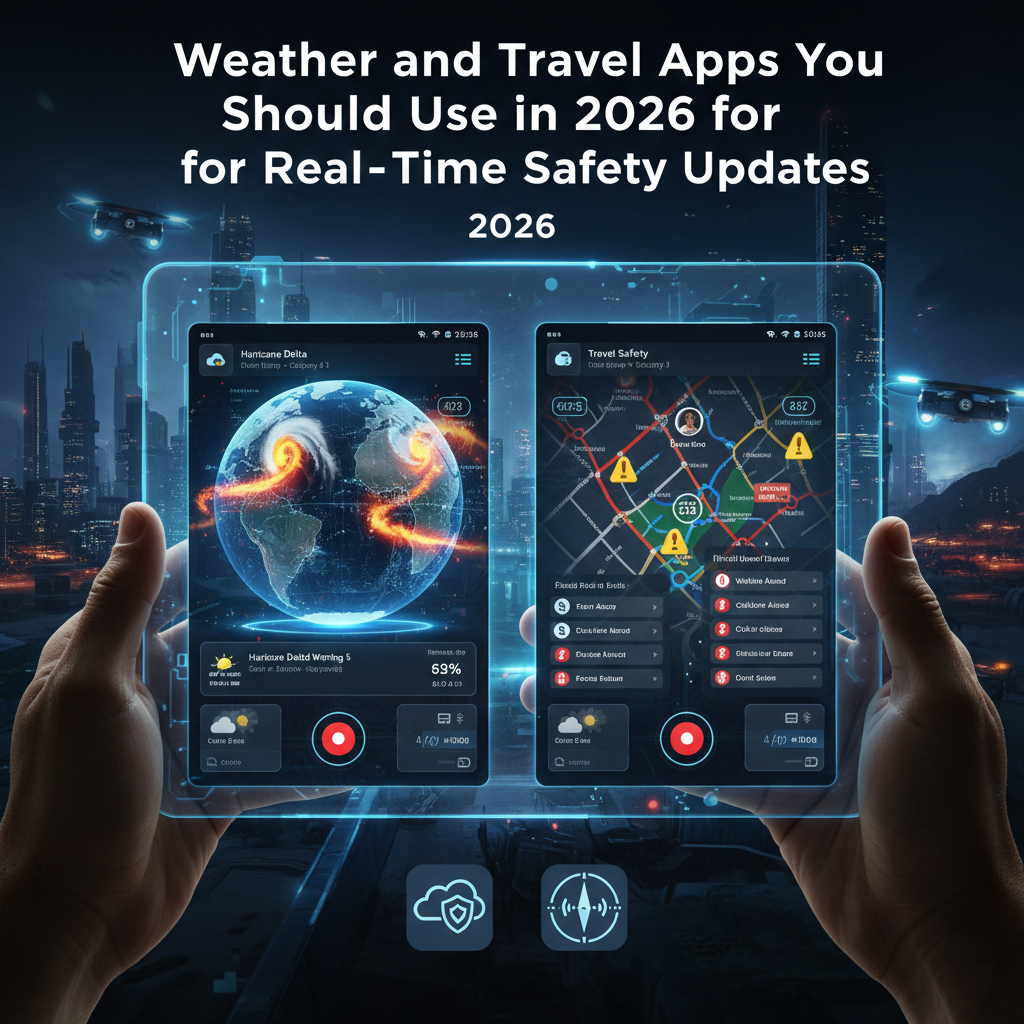 Weather and Travel Apps You Should Use in 2026 for Real-Time Safety Updates