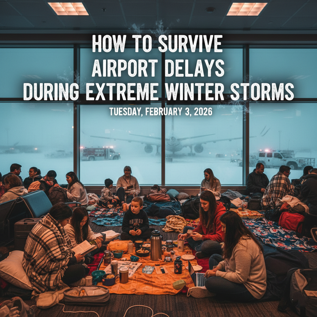 How to Survive Airport Delays During Extreme Winter Storms