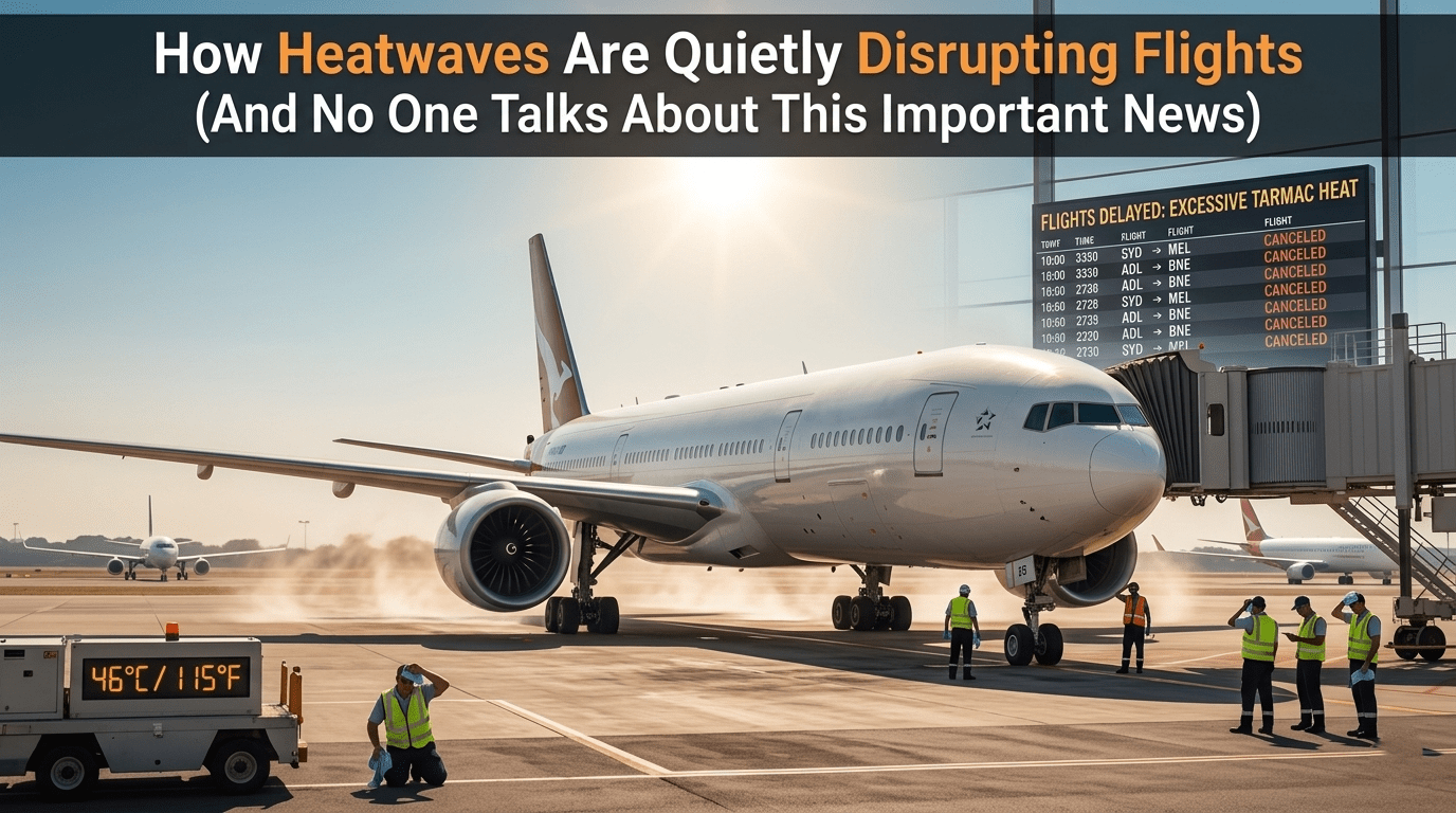 How Heatwaves Are Quietly Disrupting Flights (And No One Talks About This Important News)